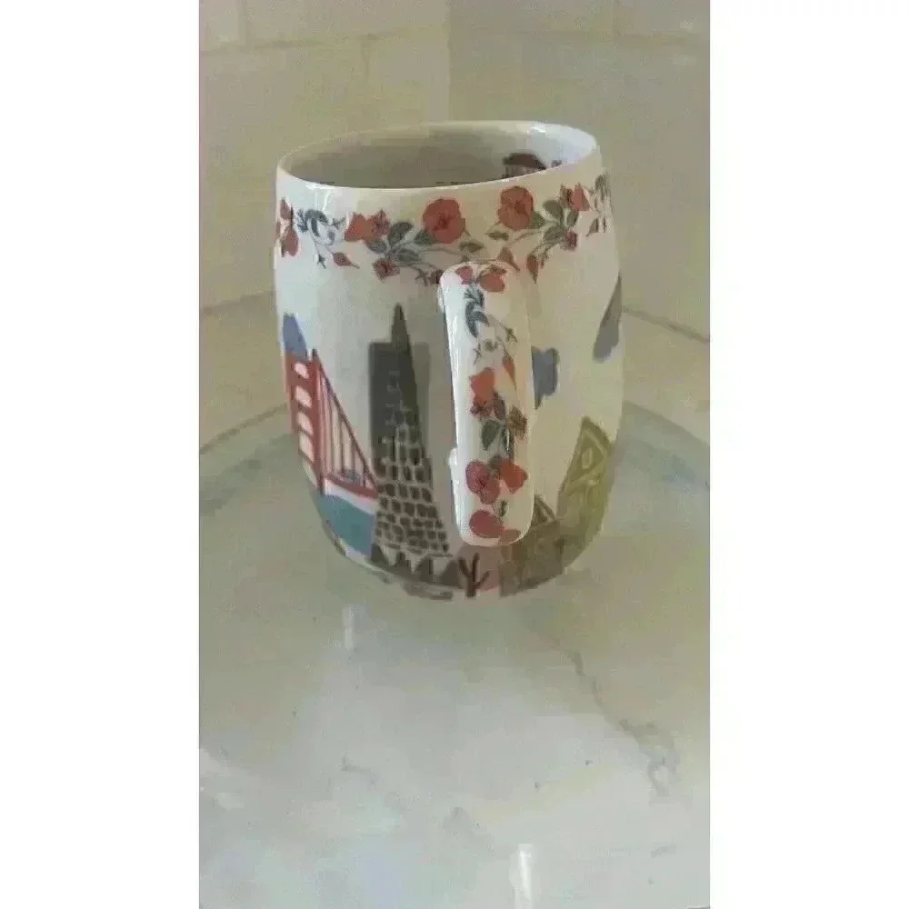 World Market Collectible San Francisco Large Mug, Golden Gate, City Scene